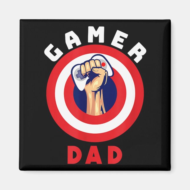 Íman Gamer Dad Funny Gaming Quotes Cool Fathers Gift  (Frente)