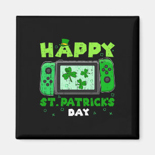 Íman Gamer de Dia de São Patrício Shamrock do Controlad