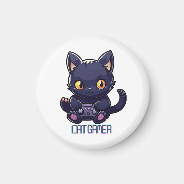 Íman Gamer de Gato (Frente)