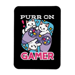 Íman Gamer Design - Purr On Gamer Joystick Art