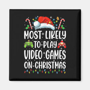 Íman Gamer Divertido Mais Propenso a Jogar Video Games 