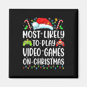 Íman Gamer Divertido Mais Propenso a Jogar Video Games 