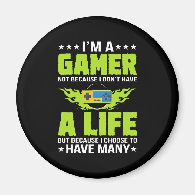 Íman Gamer Gift I Am A Gamer (Frente)