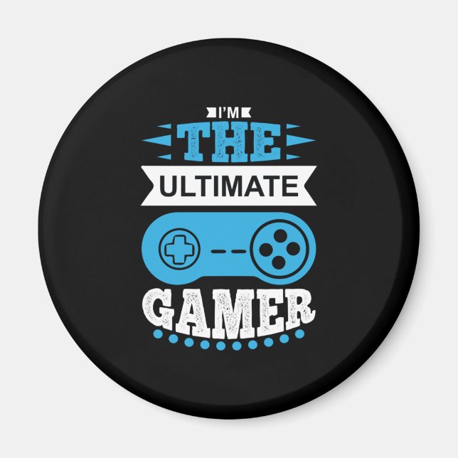 Íman Gamer Gift I Am The Ultimate Gamer (Frente)