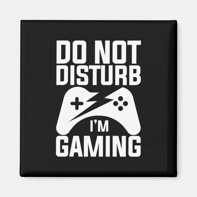 Íman Gamer Gift | Não Incomodar Estou Jogando (Frente)