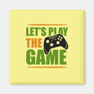 Íman Gamer Gift Vamos Jogue O Jogo