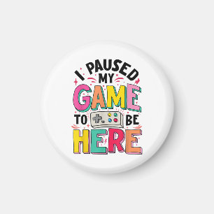 Íman Gamer Girl I Pausa Meu Jogo Para Estar Aqui Vídeo 