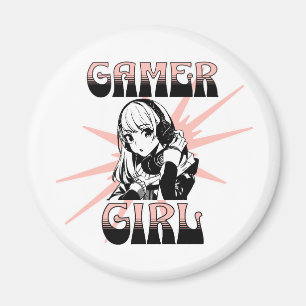Íman Gamer Girl Jogos