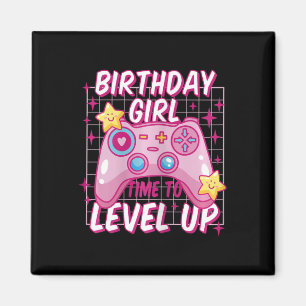 Íman Gamer Girl Level Unlocked Video Game Birthday Gift