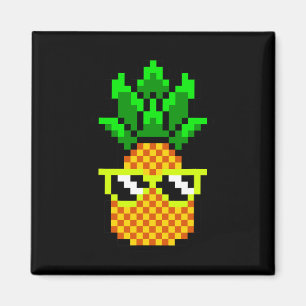Íman Gamer Girl Pineapple Sungles Retro 8-bit Video Gam