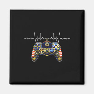 Íman Gamer Heartbeat Design - Controladora De Jogos - L