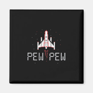 Íman Gamer Pew Pew Vintage Jogos de Arcade anos 80 90