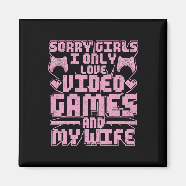 Íman Gamer Priorities – Video Games And Wife  (Frente)