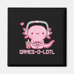 Íman Gamesolotl Axolotl Videos games Kawaii Anime Gamer