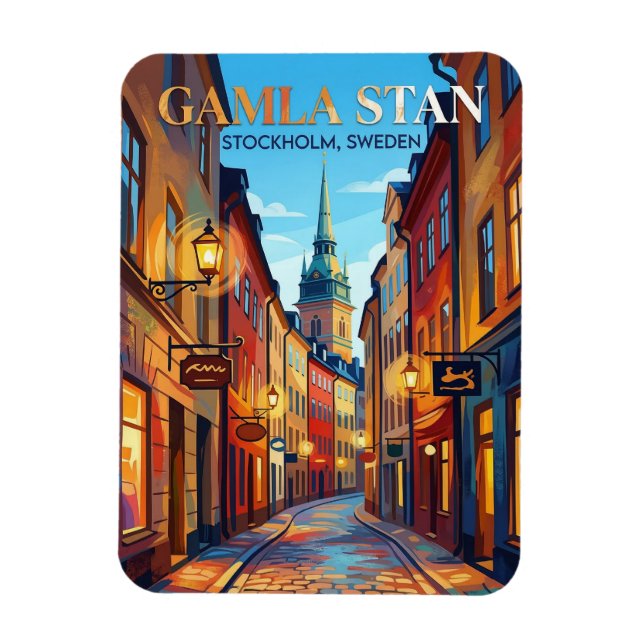 Íman Gamla Stan Suécia (Vertical)
