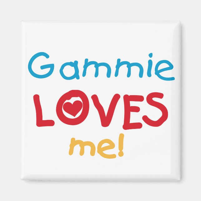 Íman Gammie me ama T-shirts e presentes (Frente)