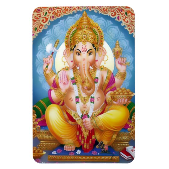 Íman Ganesh Magnet - Versão 4 (Vertical)