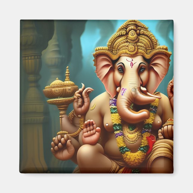 Íman Ganesh toma uma selfie (Frente)