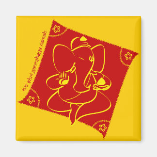 Íman Ganesha Red Magnet
