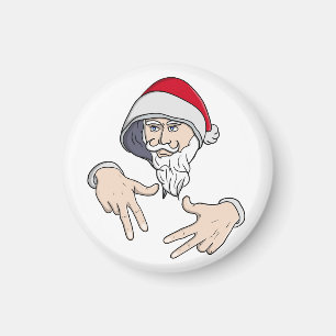 Íman Gangsta legal Hip Hop Hand Rap Santa Claus