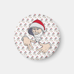 Íman Gangsta legal Hip Hop Hand Rap Santa Claus