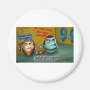 Íman Gangues de ovos podres Camisetas engraçadas Cartõe