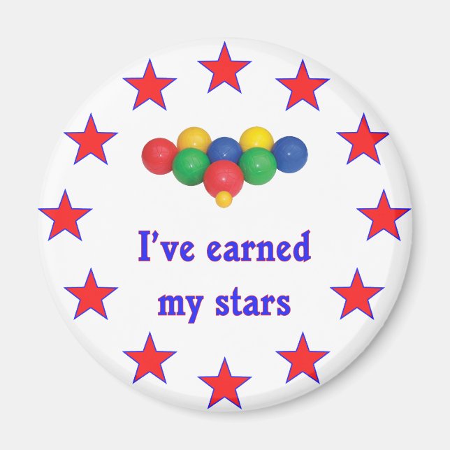 Íman Ganhei minha bola de relógio das estrelas (Frente)