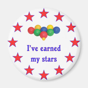 Íman Ganhou a minhas estrelas a bola de Bocce