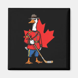 Íman Ganso Canadense Montado Hockey Folha de Bordo Cana