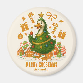 Íman Ganso de Árvore de Natal Bonito | Feriado