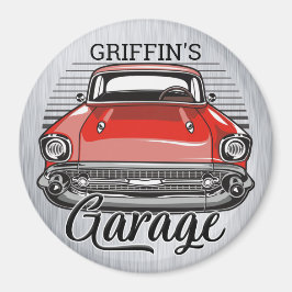 Íman Garagem de Automóveis Clássicos Retroativos do NOM