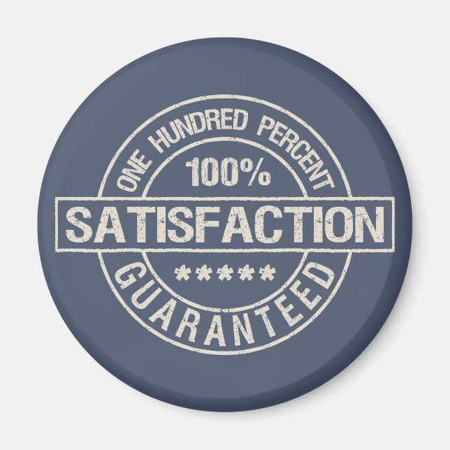 Íman GARANTIDO DE SATISFAÇÃO (Frente)