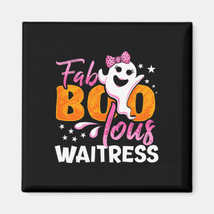 Íman Garçonete das mulheres do Halloween Fab Boo Lous