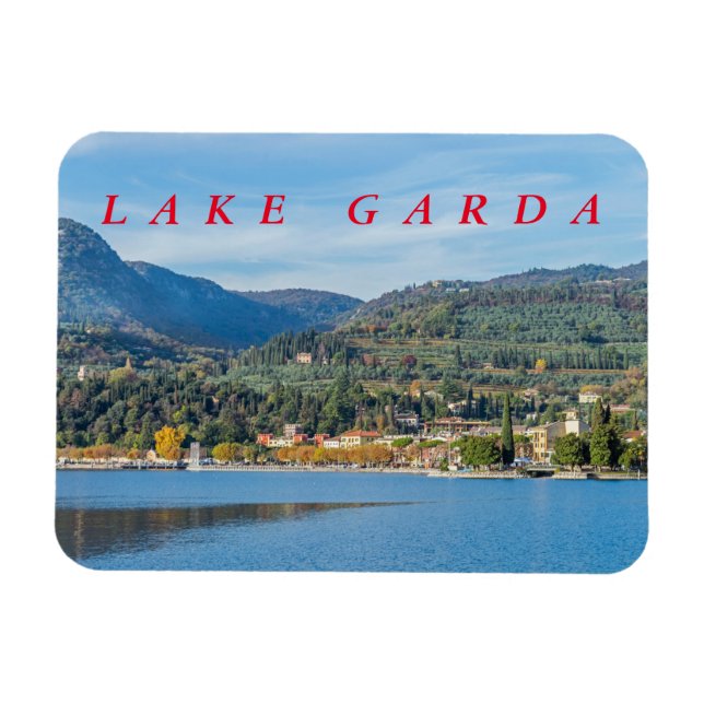 Íman Garda, imã de geladeira do Lago Garda (Horizontal)