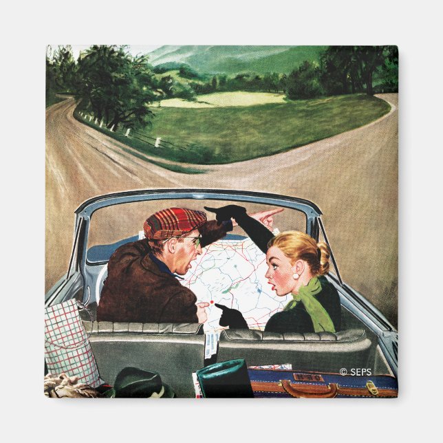 Íman Garfo na estrada (Frente)