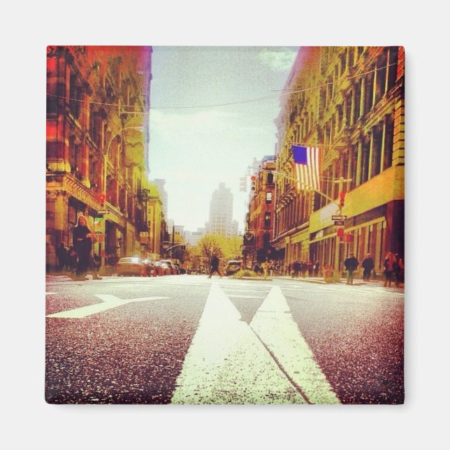 Íman garfo na estrada (Frente)