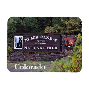 Íman Garganta preta do parque Colorado de Gunnison