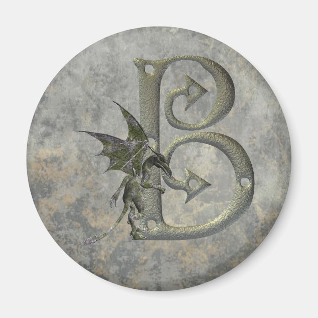 Íman Gargoyle Monograma B (Frente)