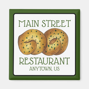 Íman Garlic Knox Roll Comida Restaurante Italiano