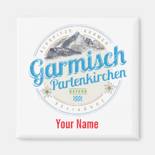 Íman Garmisch Partenkirchen Bavaria Vintage Alps
