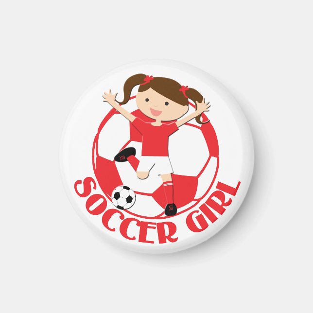 Íman Garota 1 e Ball Red and White v2 (Frente)