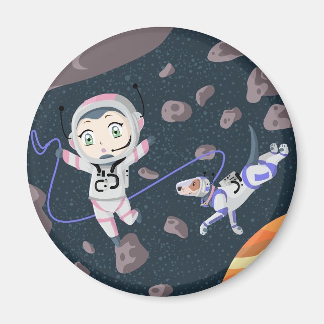 Íman Garota Asteroide (Frente)