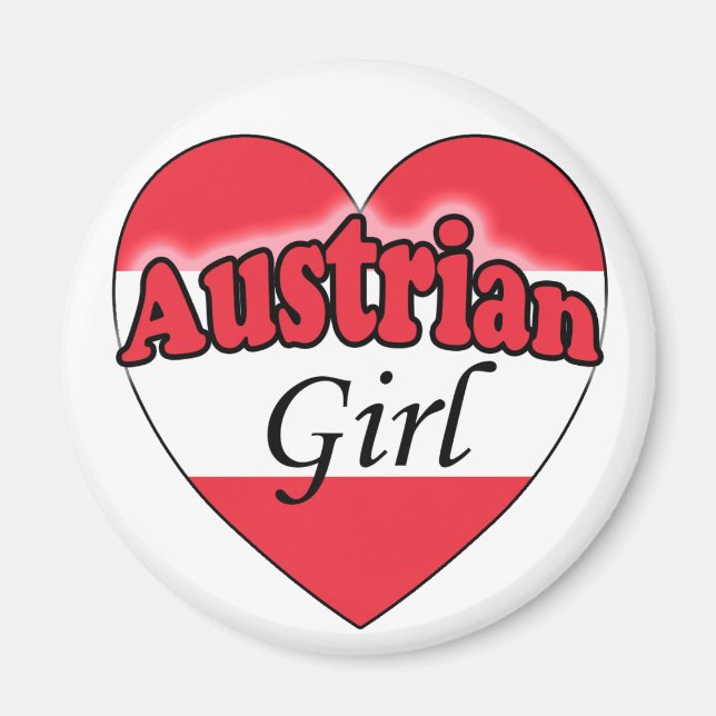 Íman Garota Austríaca (Frente)