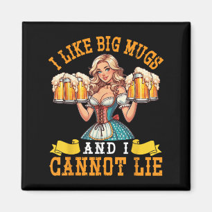 Íman Garota Bávaro Beer Maiden Eu Gosto De Big Mugs E E
