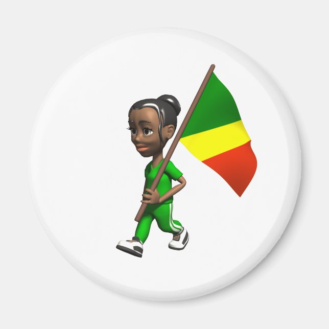 Íman Garota Congolesa (Frente)