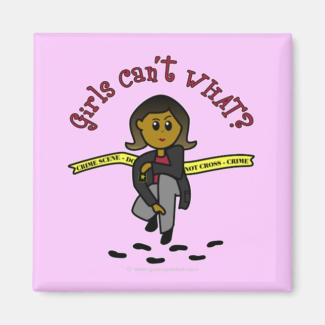 Íman Garota CSI Escura (Frente)