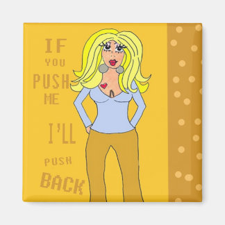 Íman Garota de cartografia de atitude