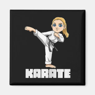 Íman Garota de Karatê - Criança das Artes Marciais Japo