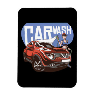Íman Garota de Lavagem de Automóveis