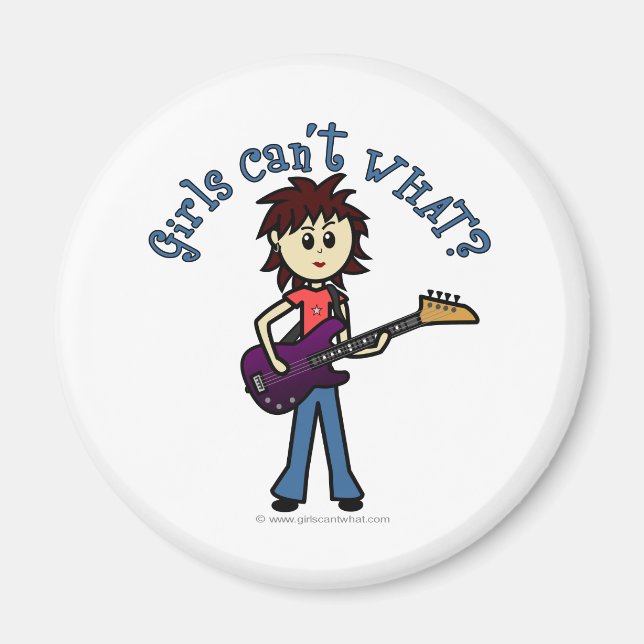 Íman Garota de Violão Leve (Frente)